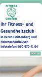 Mobile Screenshot of fitnesscenter-vitalinn-berlin.de